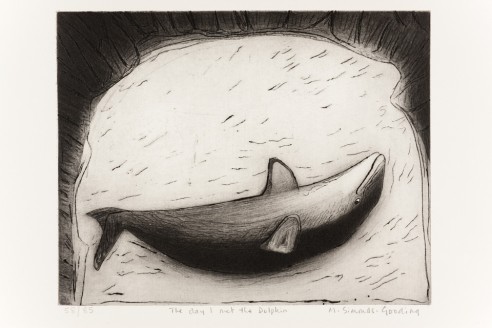 The day I met the Dolphin<br><span>1989, 29x37cm, Etching ed 85</span>