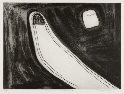 Enclosure on a Mountain II<br><span>1989, 47 x 65cm, Etching ed 45</span>