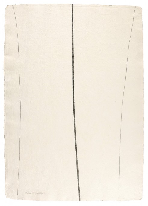 Transcending Boundaries<br><span>2005, 134 x 95 cm, Graphite on handmade paper</span>
